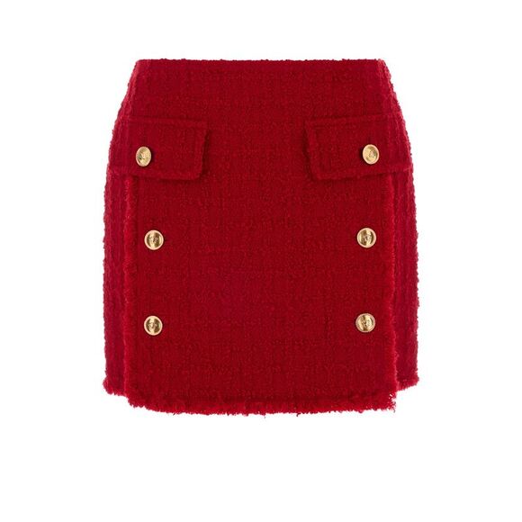 Versace Women Skirt Responsible Heritage Textured Tweed